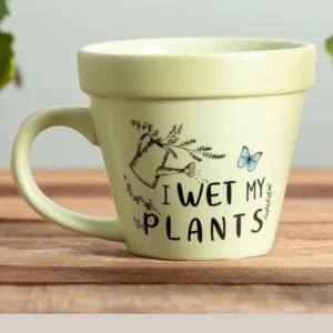 Wet My Plants’ Plant-a-holic Plant Pot Mug